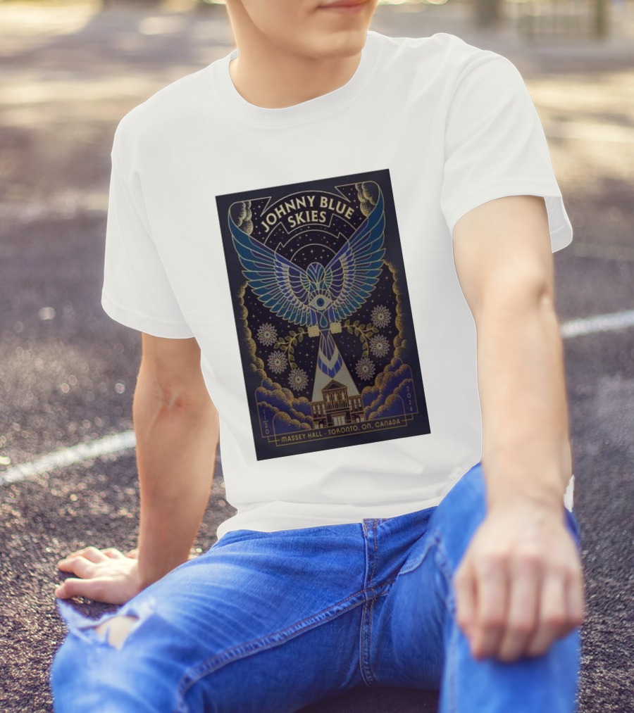 JOHNNY BLUE SKIES MASSEY HALL TORONTO T-Shirt