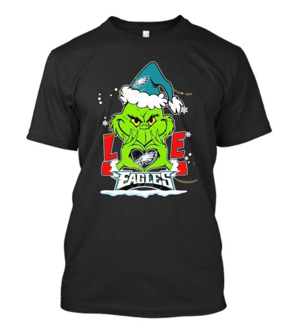 The Grinch Love Eagles Philadelphia T-Shirt
