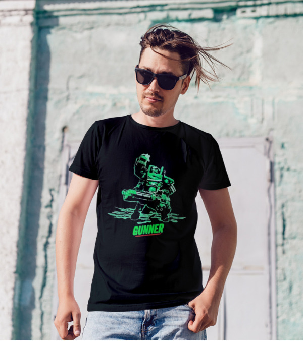 Deep Rock Galactic Gunner Neon T-Shirt