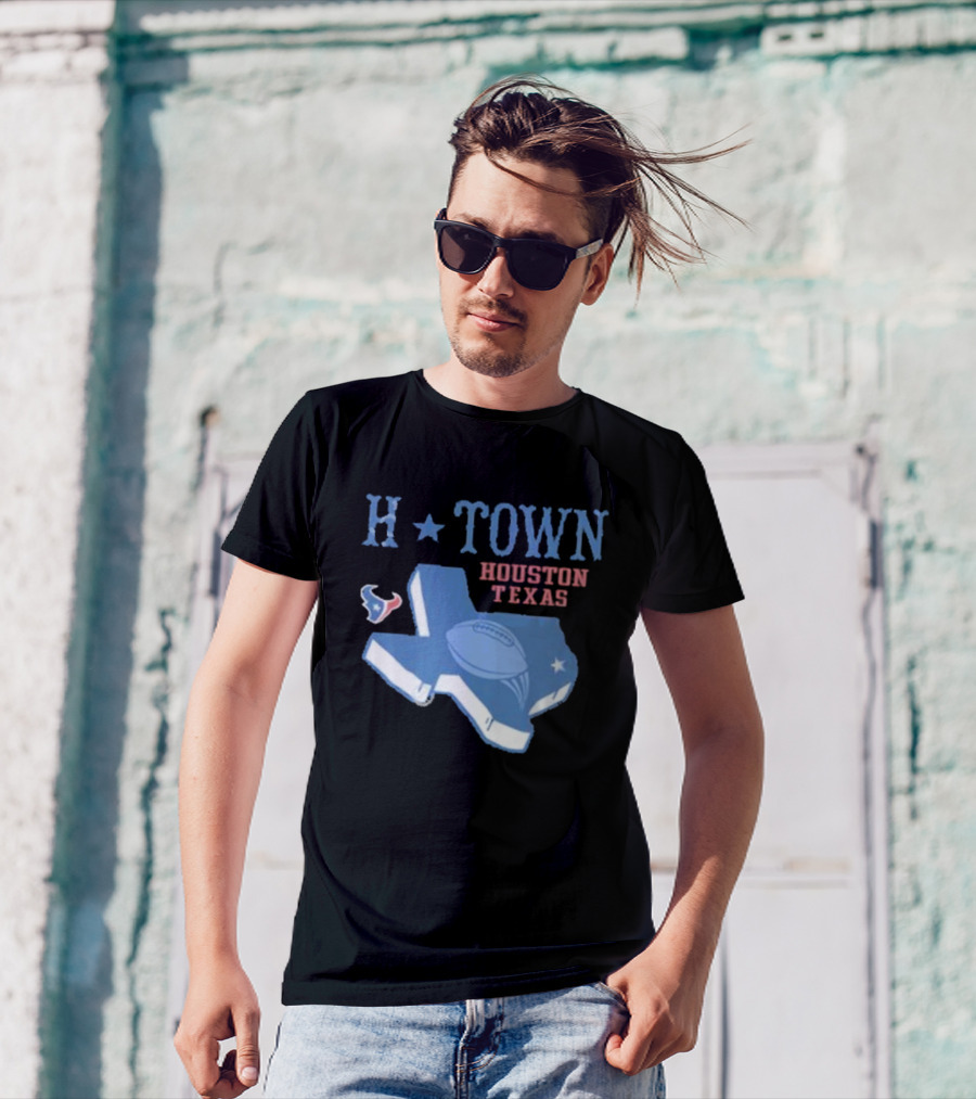 H-Town Houston Texas Football Texans T-Shirt