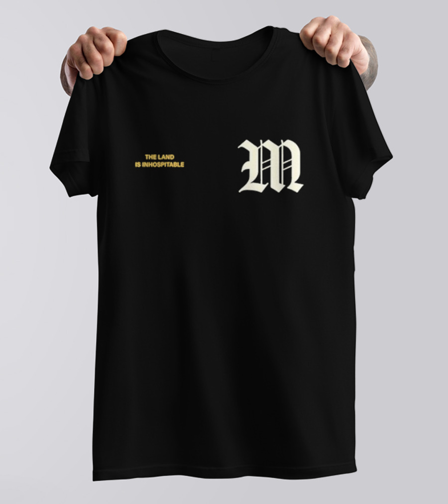 Mitski The Land Is Inhospitable Gothic Letter M T-Shirt