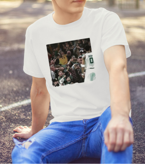 Chill Guy Dog Celtic Boston Tatum 0 Fan Crowd T-Shirt