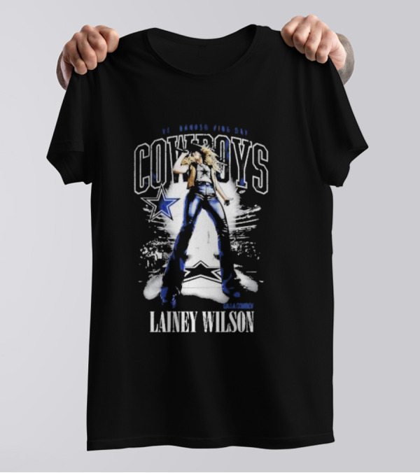 Lainey Wilson Cowboys Thanksgiving Halftime Call A Cowboy T-Shirt