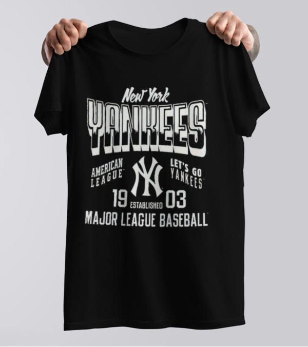 New York Yankees American League 1903 Major League Baseball Let's Go Yankees T-Shirt