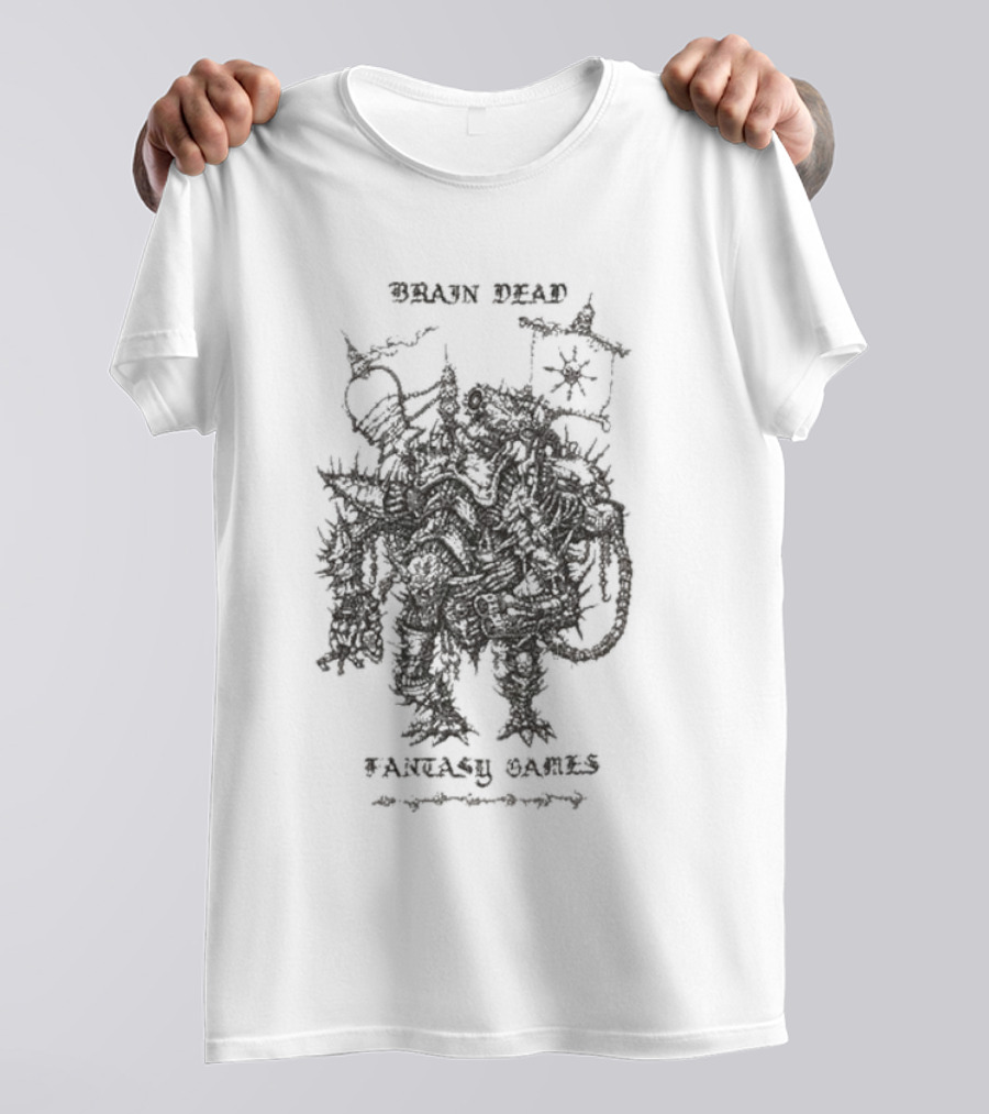 Brain Dead Bio Mechanical Overlord Fantasy Games T-Shirt