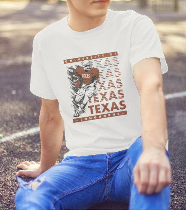 University Of Texas Longhorns Football Texas Longhorns 1990s Throwback T-Shirt