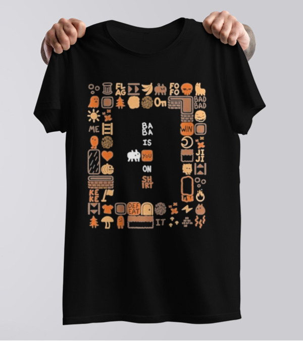 Ba Ba Is You On Shirt Iconic Game Elements T-Shirt