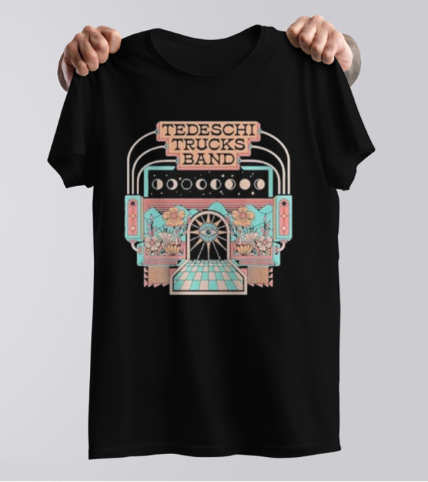 Tedeschi Trucks Band Moon Phases Floral Doorway T-Shirt