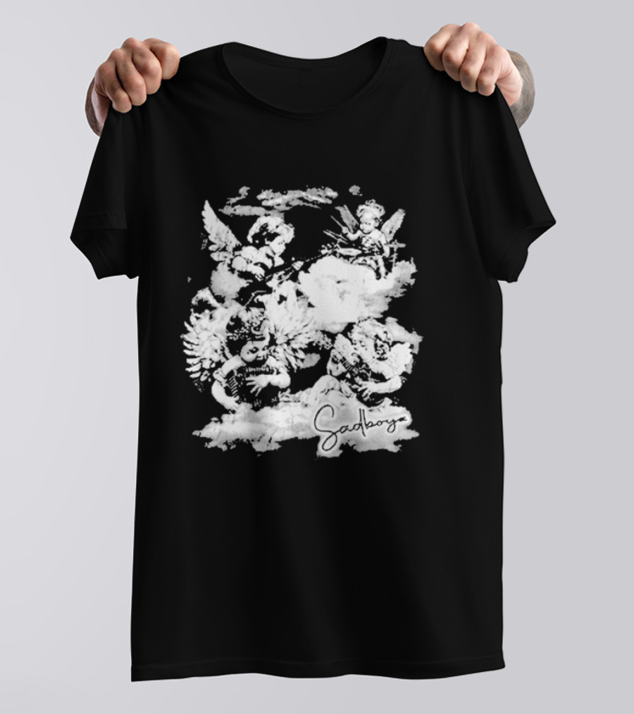 Sadboyz Cherub Angels Playing Instruments T-Shirt