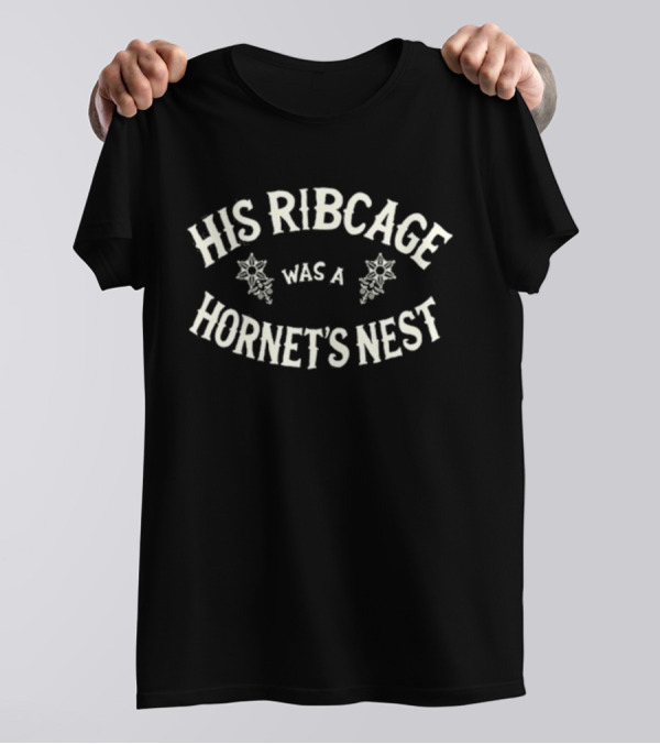 Will Wood His Ribcage Was A Hornet's Nest T-Shirt