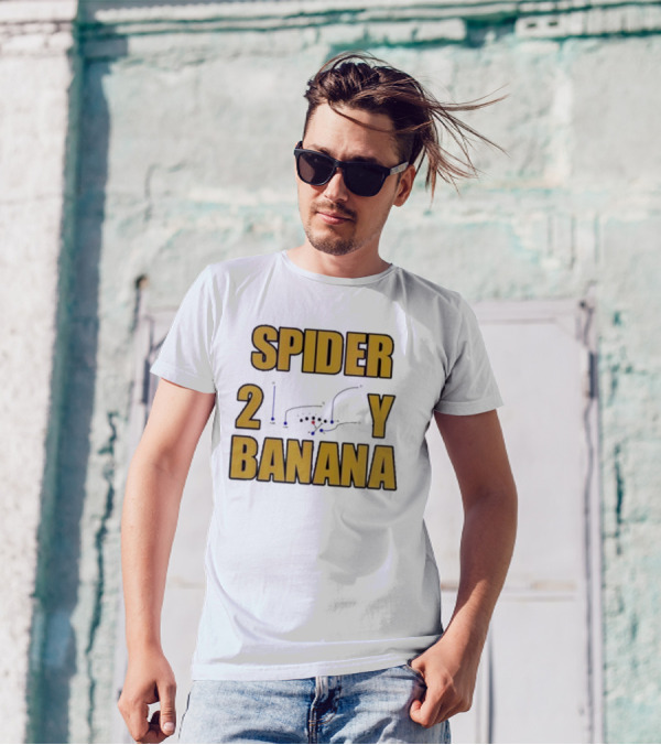 Jon Gruden Spider 2 Y Banana Football Play Diagram T-Shirt