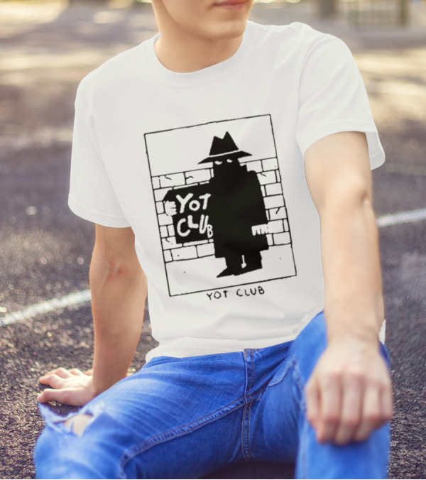 Yot Club Mysterious Silhouette Art Lazy Eyes Show T-Shirt