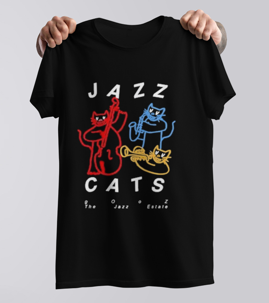 Jazz Cats At The Jazz Estate T-Shirt