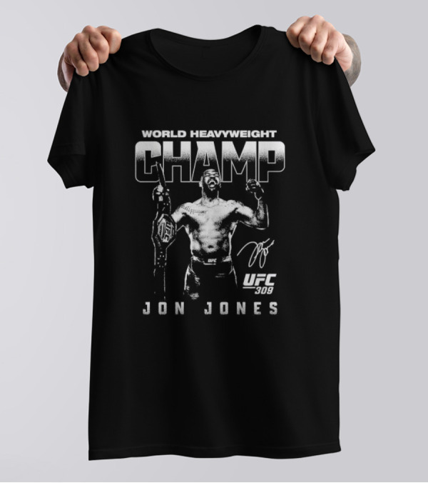 World Heavyweight Champ Jon Jones UFC 309 T-Shirt