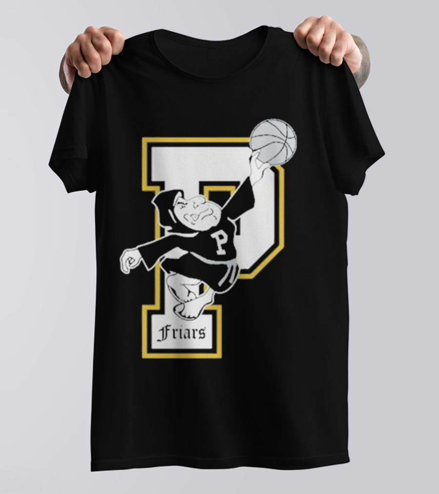 P Friars Basketball Dunking Mascot T-Shirt