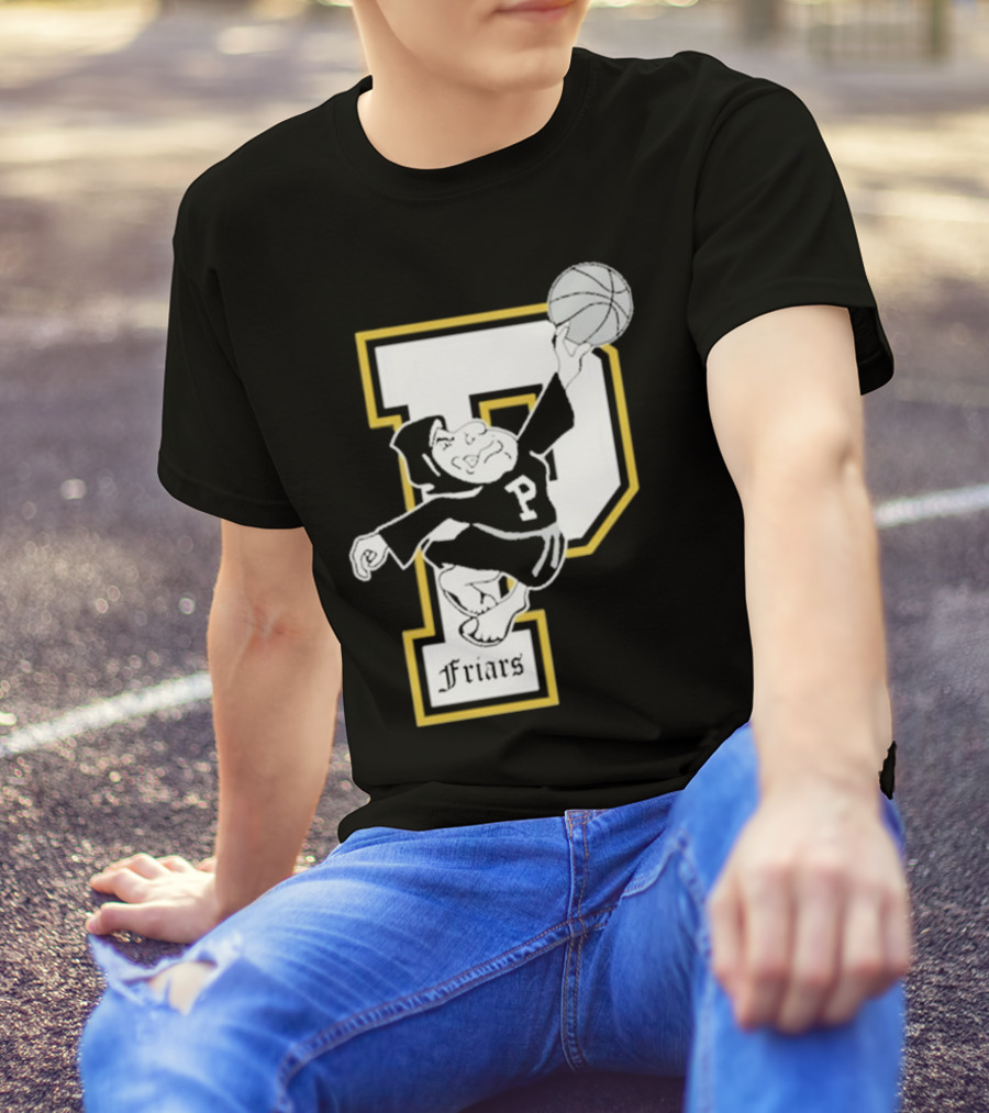 P Friars Basketball Dunking Mascot T-Shirt