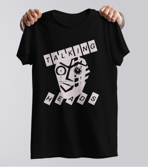 Talking Heads Geometric Face Puzzle T-Shirt
