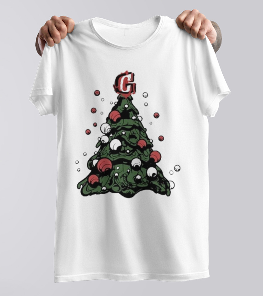 Santa Tree Graffiti Christmas Tree G T-Shirt