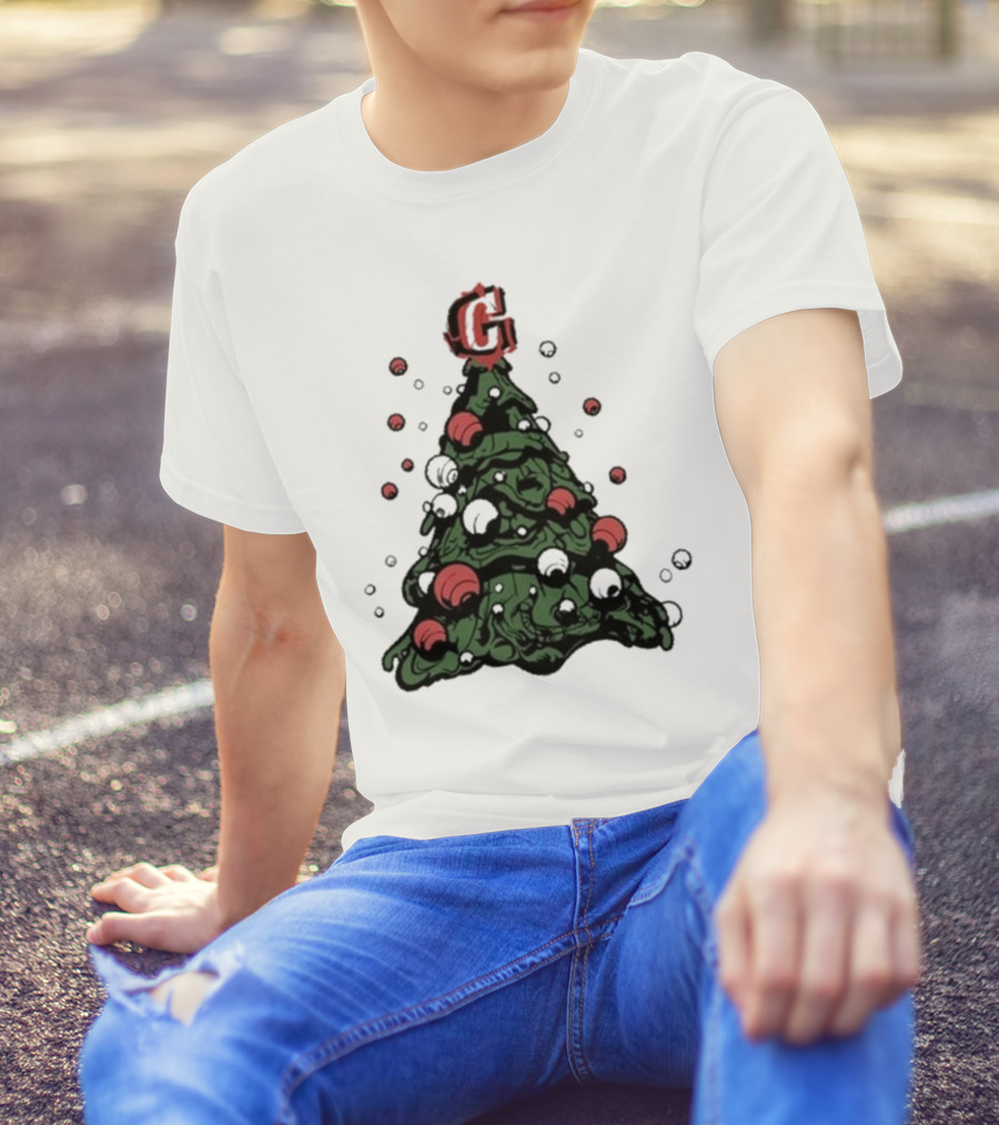 Santa Tree Graffiti Christmas Tree G T-Shirt