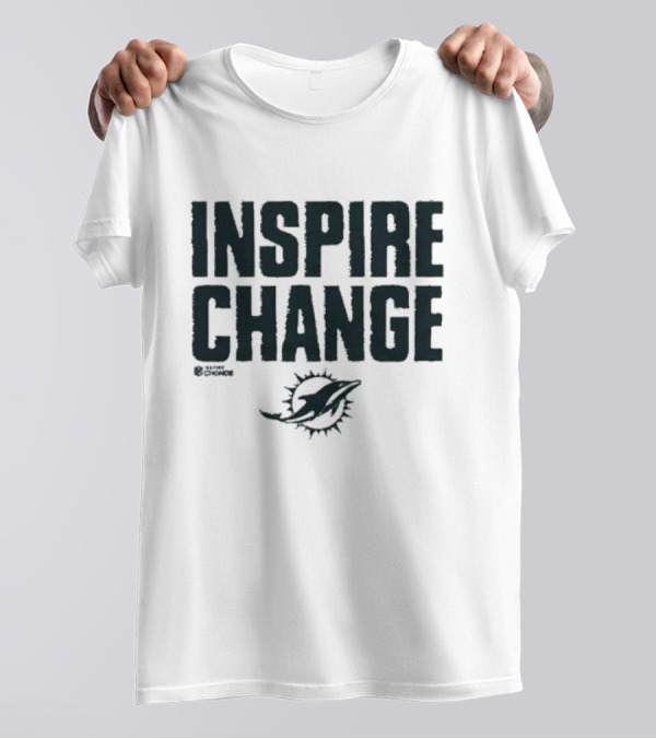 Miami Dolphins Inspire Change NFL Initiative T-Shirt