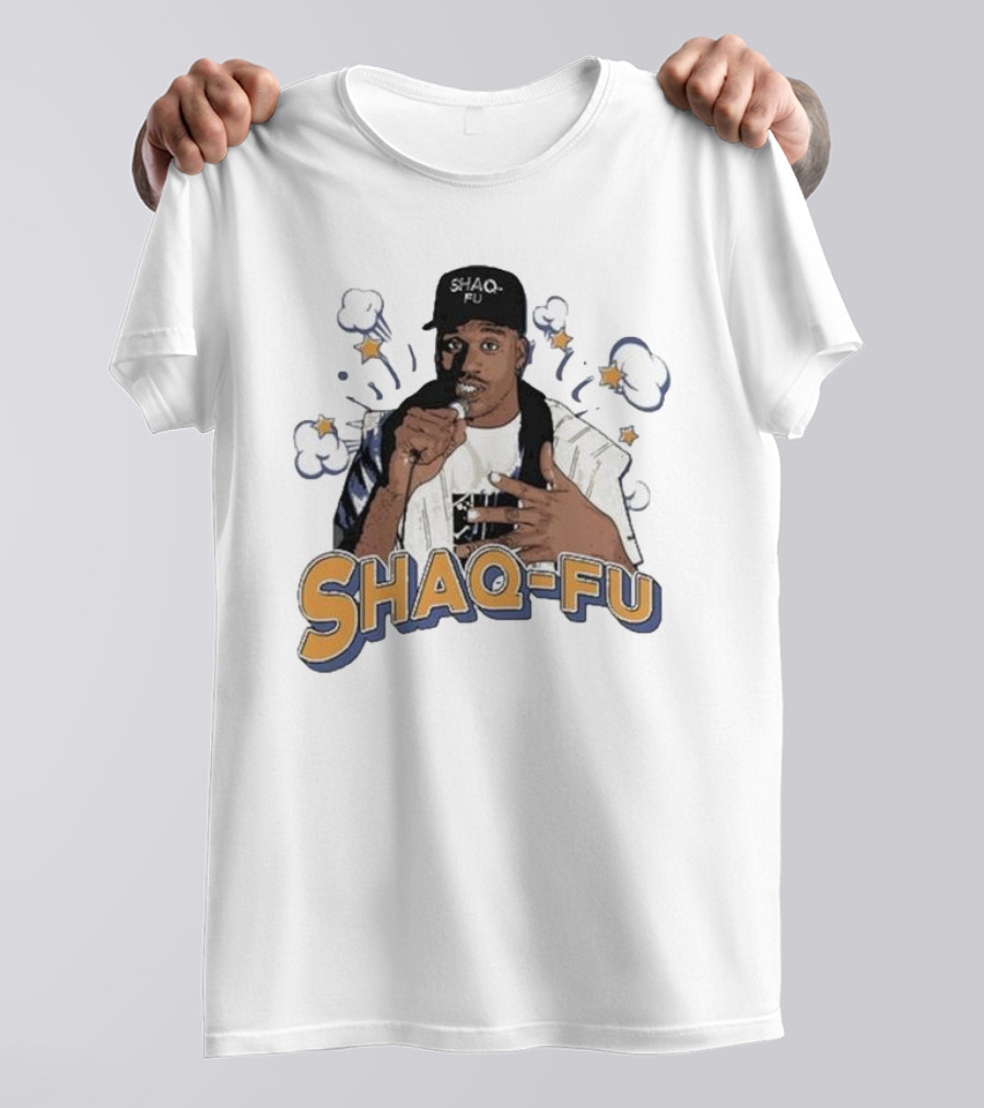 Shaq-Fu Shaquille O'Neal Rap Style Comic Pop T-Shirt