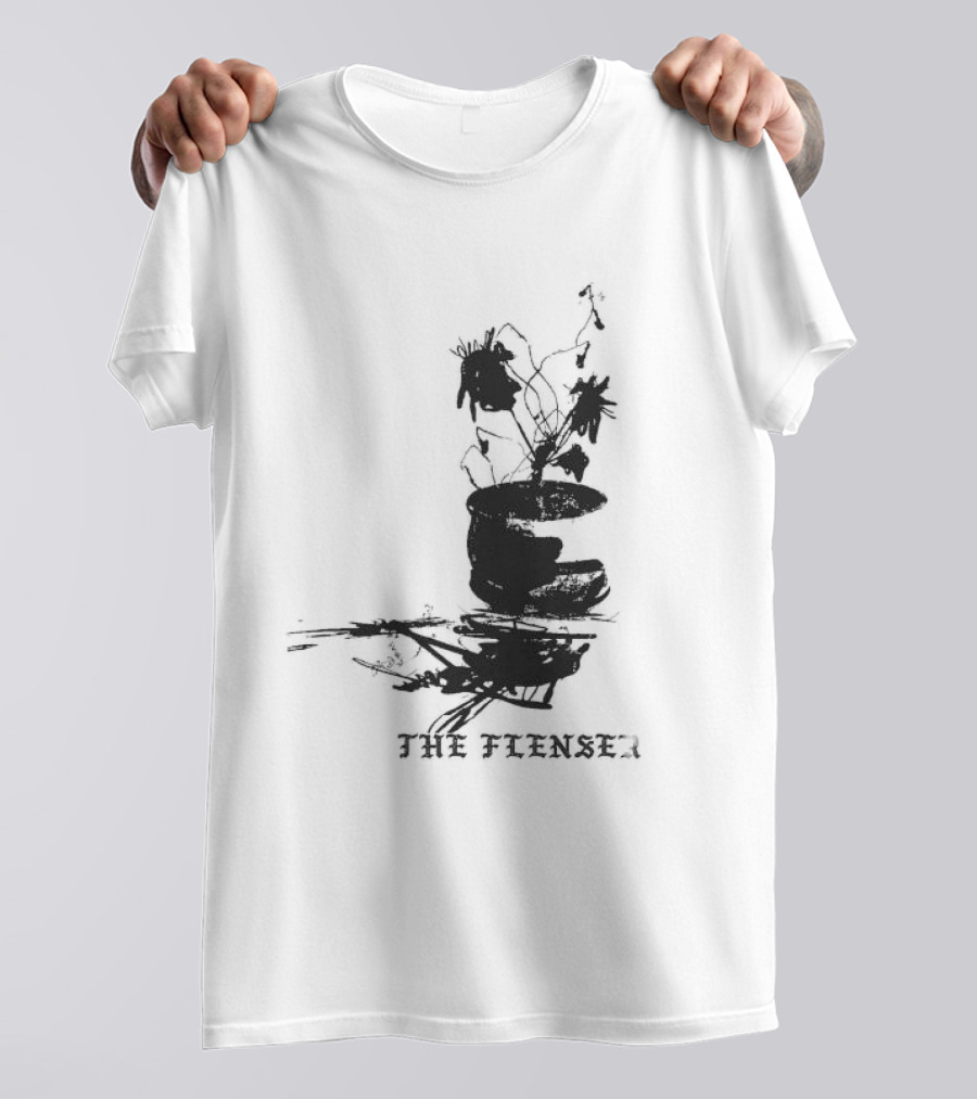 The Flenser Sad Flower Reflection T-Shirt