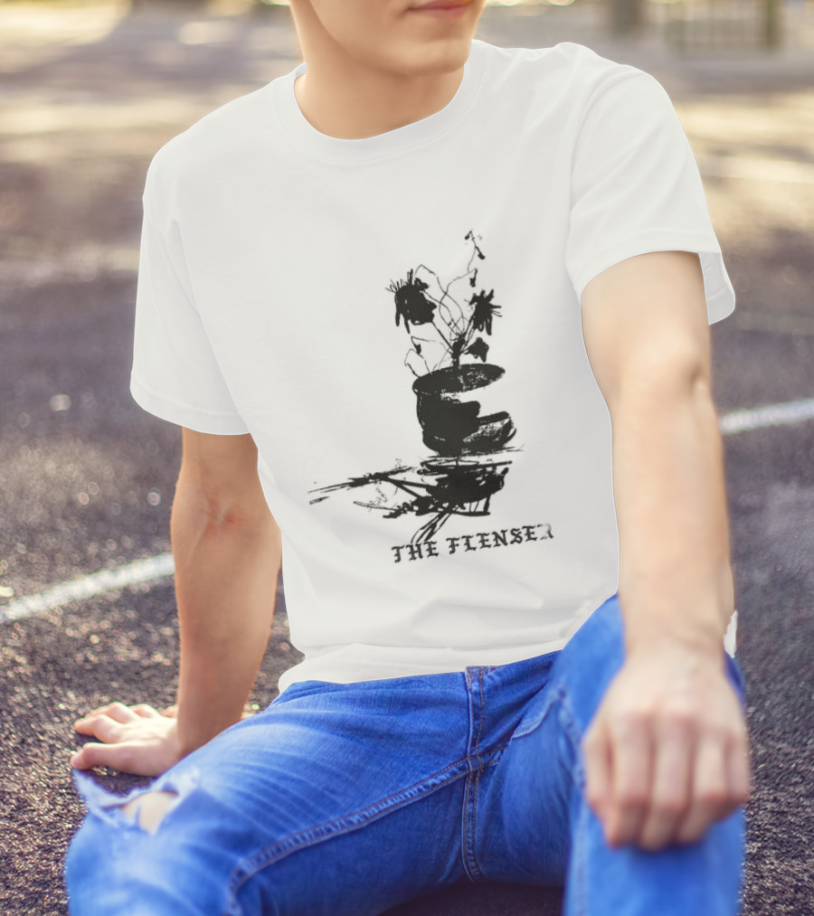 The Flenser Sad Flower Reflection T-Shirt