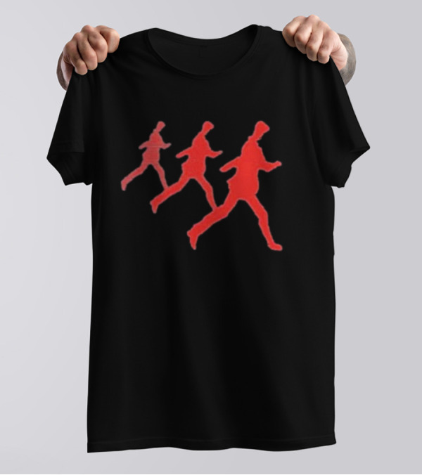 Girl In Red World In Red Motion T-Shirt