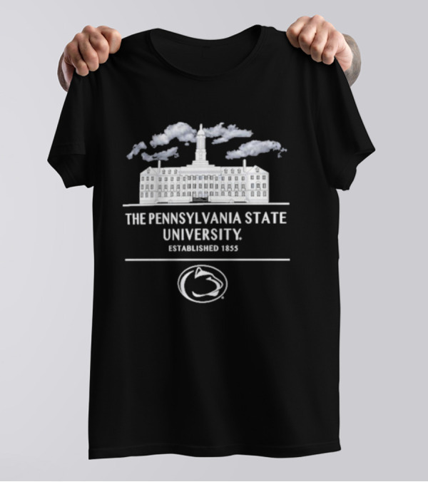 Penn State Nittany Lions The Pennsylvania State University Established 1855 Iconic Campus Nights T-Shirt