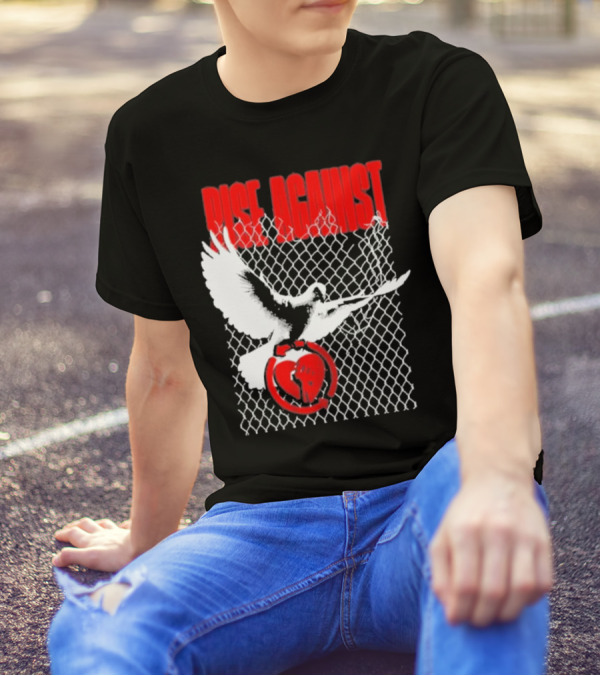 Rise Against Caged Dove Heart Symbol T-Shirt