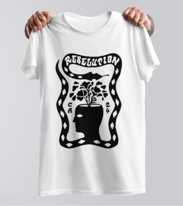 Rebelution CA 24 Snake Plant Head T-Shirt
