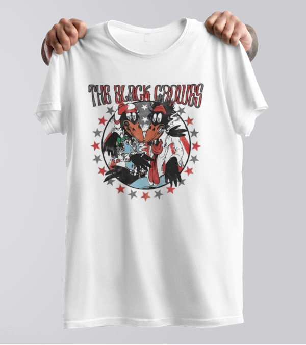 The Black Crowes Cartoon Stars Circle T-Shirt