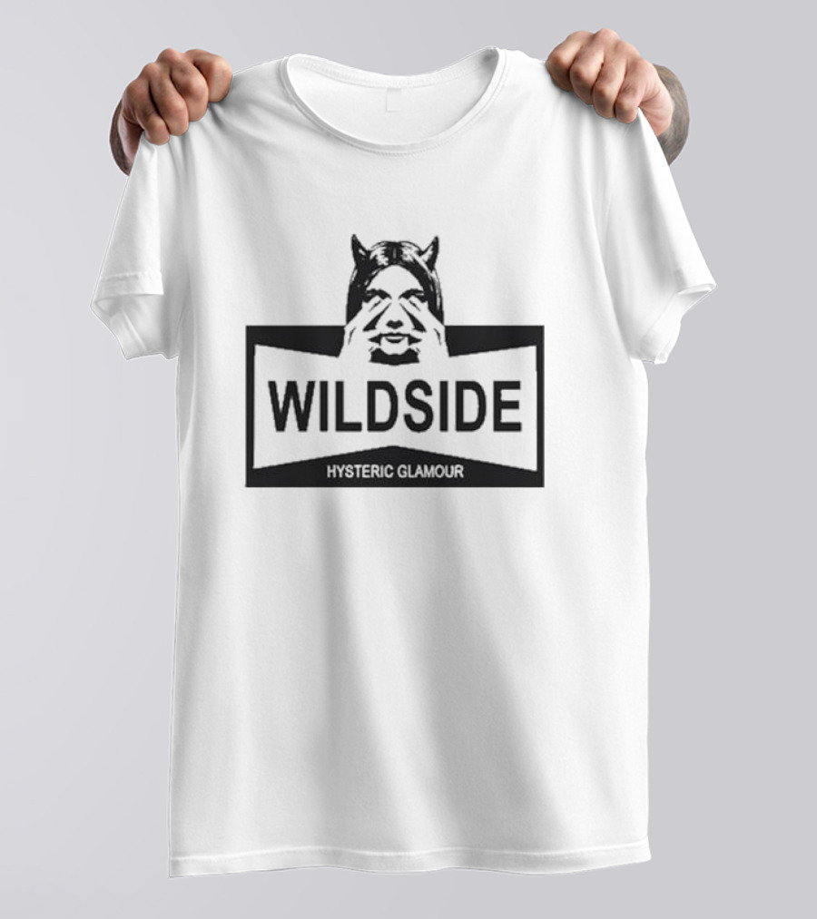 Wildside Hysteric Glamour Devil Horns Face T-Shirt