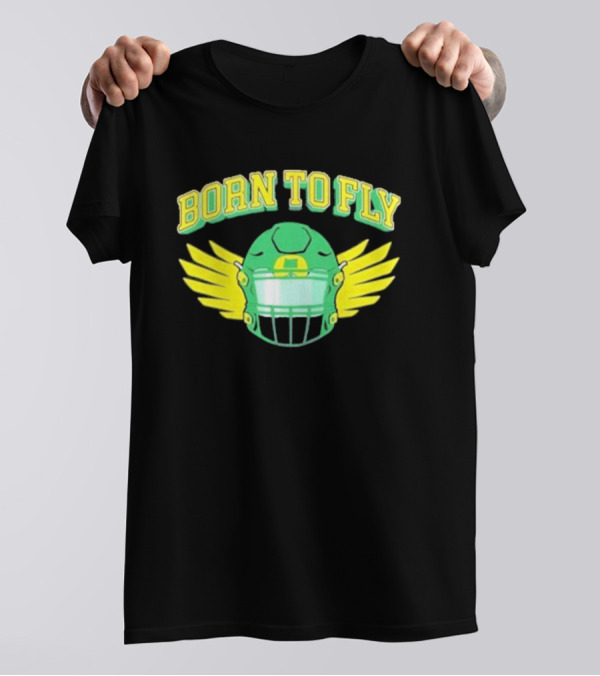 Born To Fly Helmet Wings Philadelphia Eagles T-Shirt
