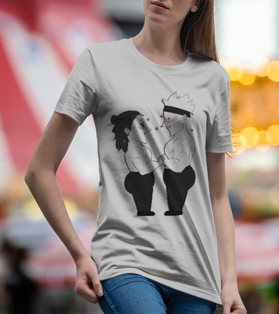 Buboosenchan’s Anime Couple Romance Holding Hands T-Shirt