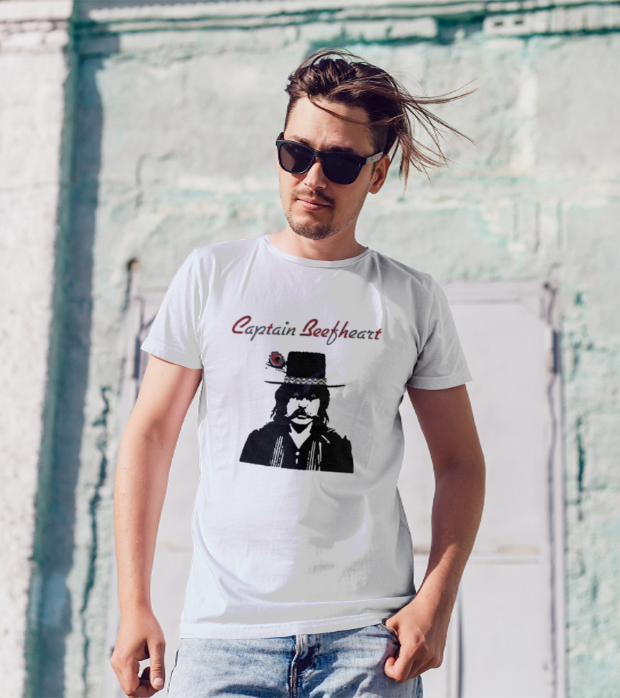 Captain Beefheart Iconic Hat And Mustache T-Shirt