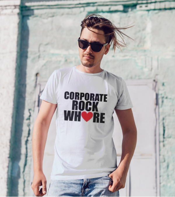 Corporate Rock Whore Halsey Heart T-Shirt