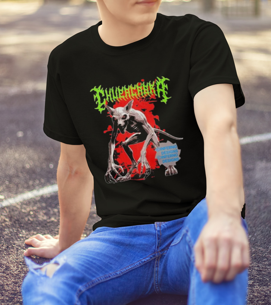 Chupacabra Cryptid Metalcore Inferno T-Shirt