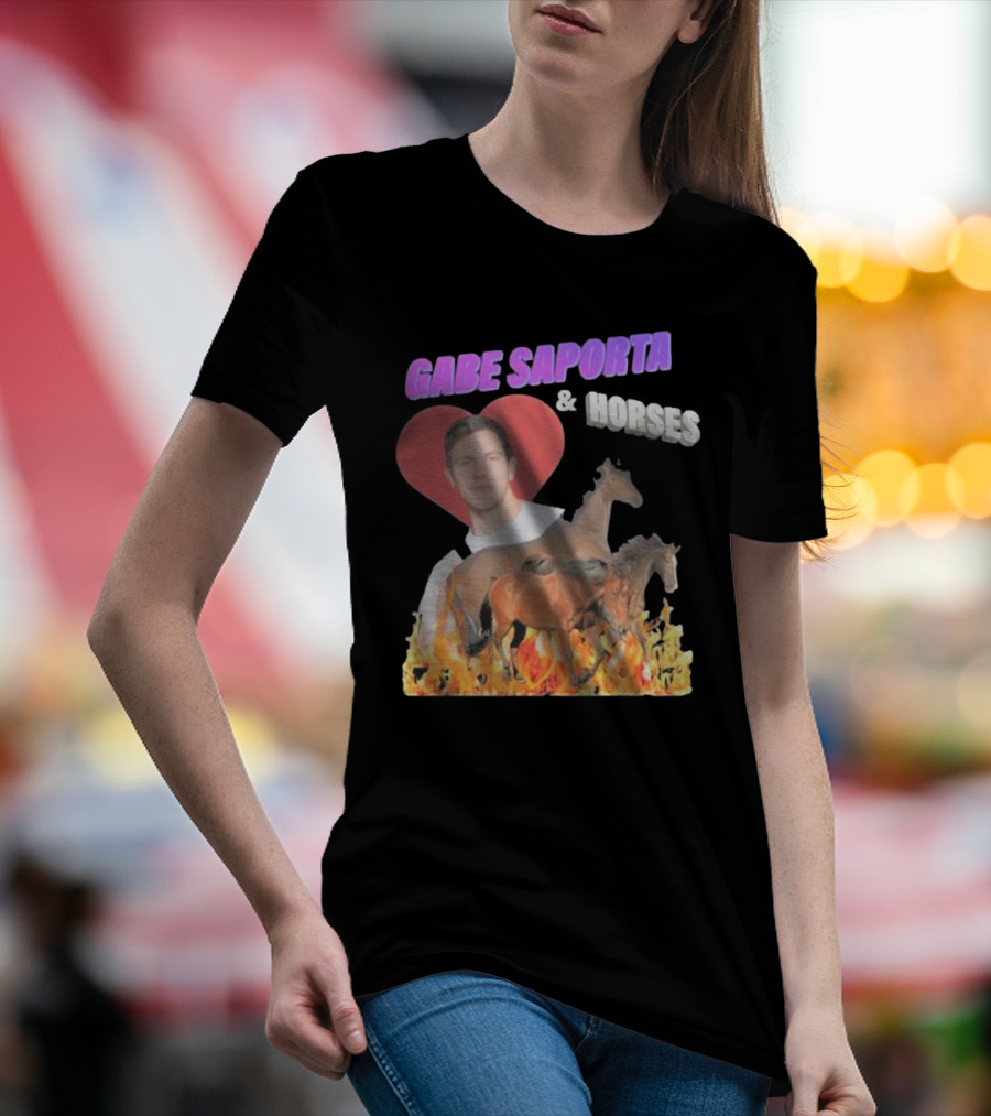Gabe Saporta And Horses T-Shirt
