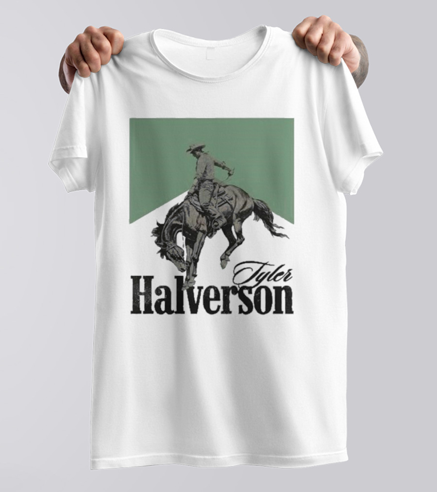 Tyler Halverson Bucking Horse Chevron T-Shirt