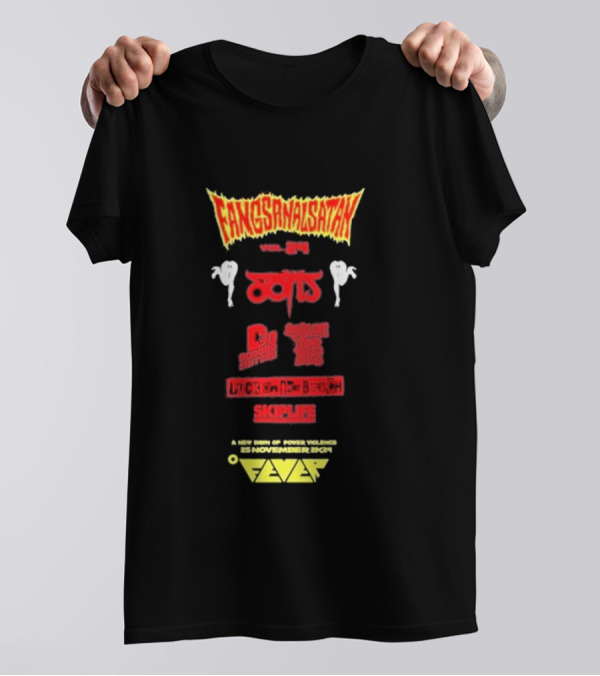 Fangsanalsatan Vol 24 Boris Heavy Rock Doooo DJ Scotch Egg Skiplife Fever November Riot T-Shirt