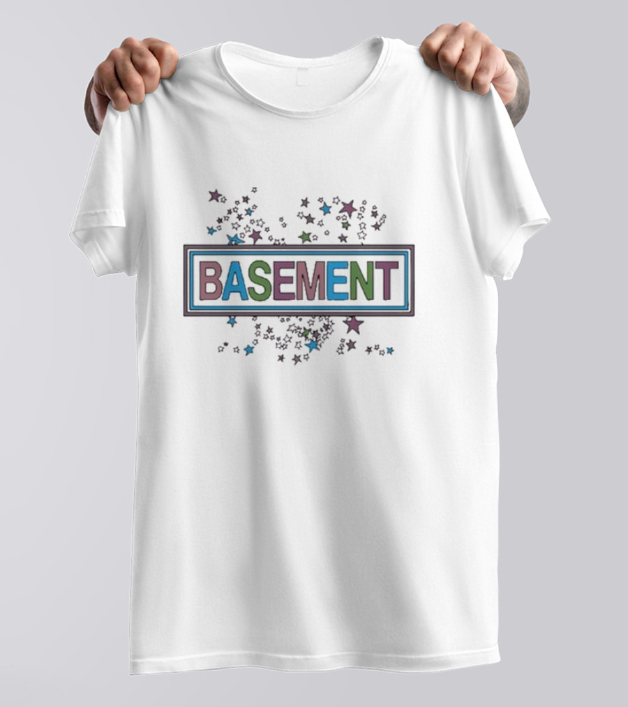 Basement Colorful Stars Burst T-Shirt