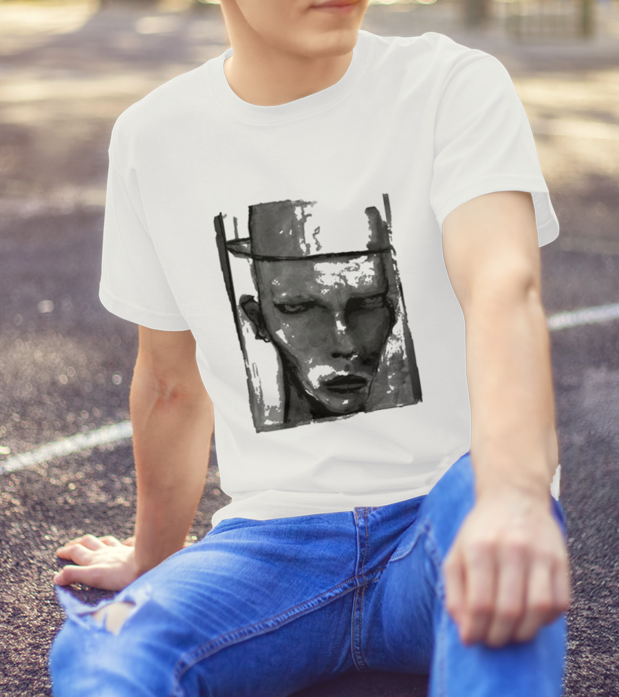 Marilyn Manson One Assassination Under God Monochrome Abstract Face T-Shirt