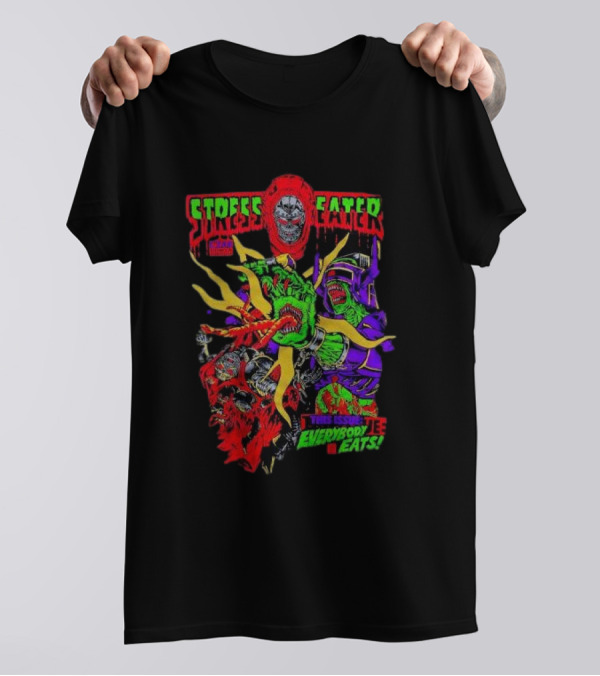 Stress Eater Graphic This Issue Everybody Eats Fierce T-Shirt