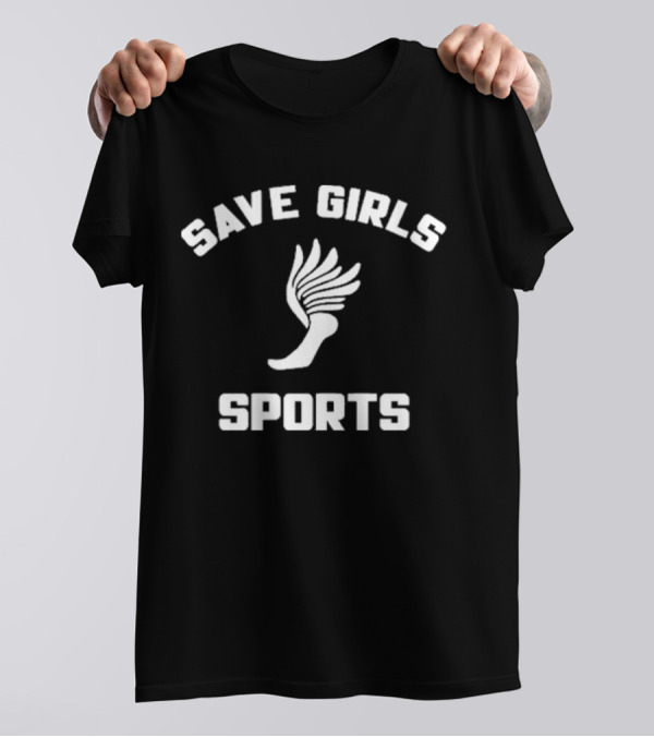 Taylor And Kaitlyn Wearing Save Girls Sports Winged Foot T-Shirt