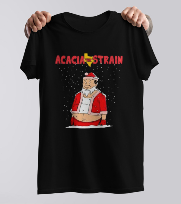 Acacia The Strain Texas Santa Snowstorm T-Shirt