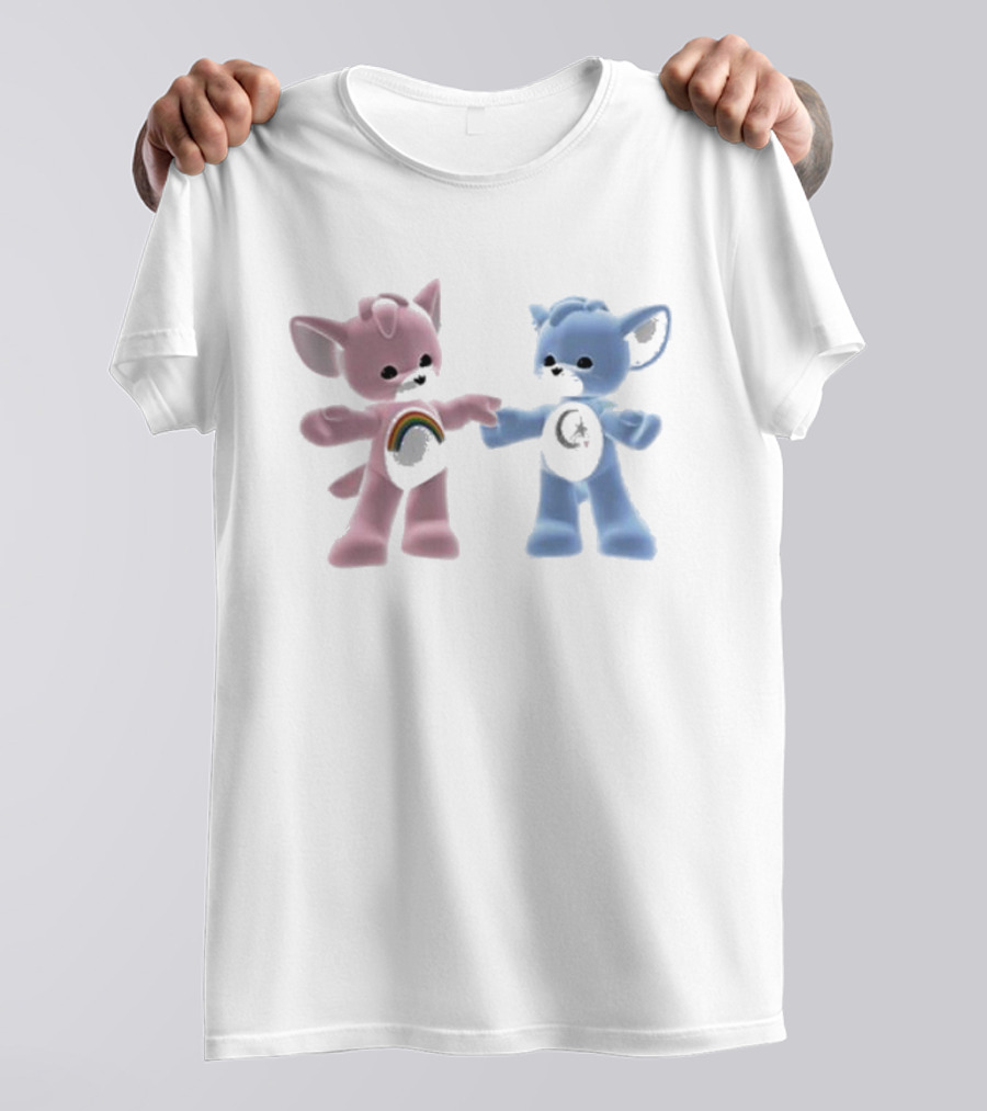 Carebear Rainbow And Moon Friends T-Shirt