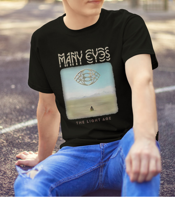 Many Eyes The Light Age Many Eyes Album Cover Desert Scene T-Shirt