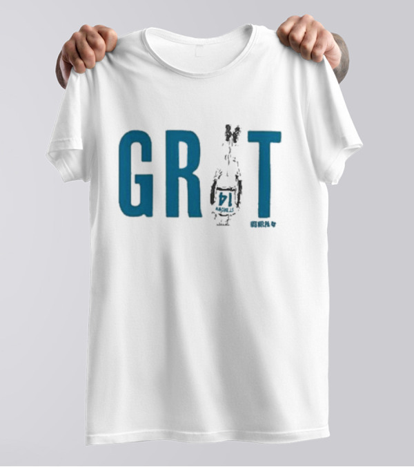 Amon-ra St. Brown Grit Football Lions 14 T-Shirt