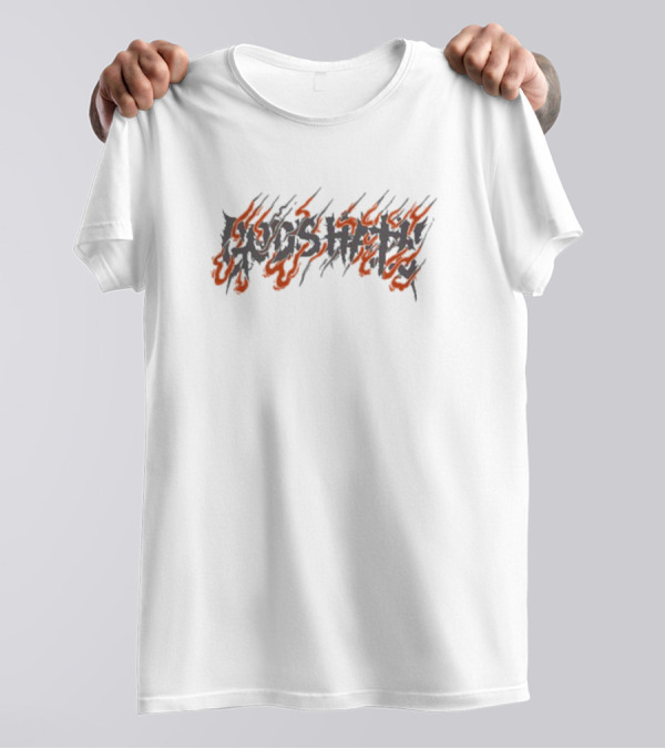 God's Hate Flaming Shuriken T-Shirt